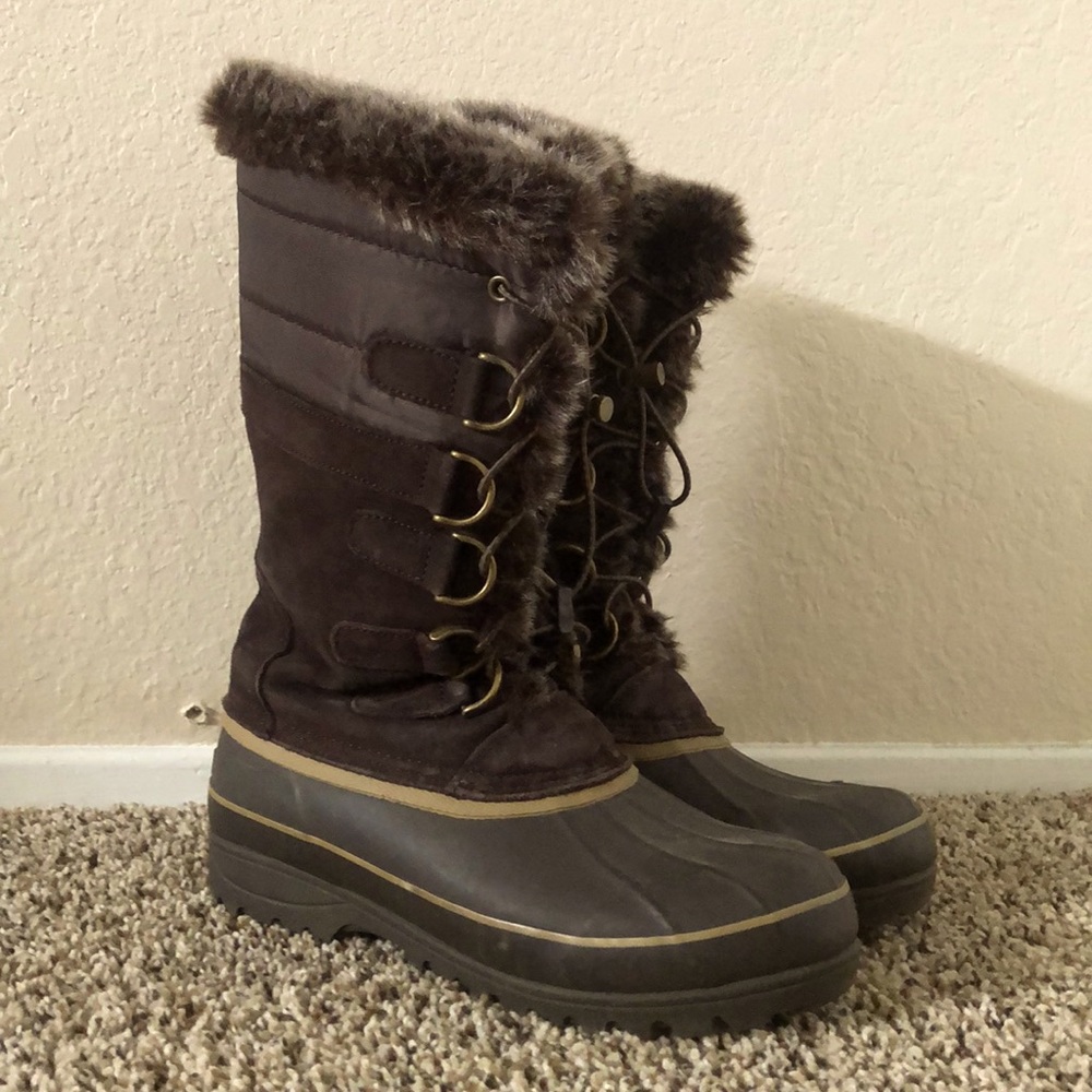 Lands end women's winter boots, size nine